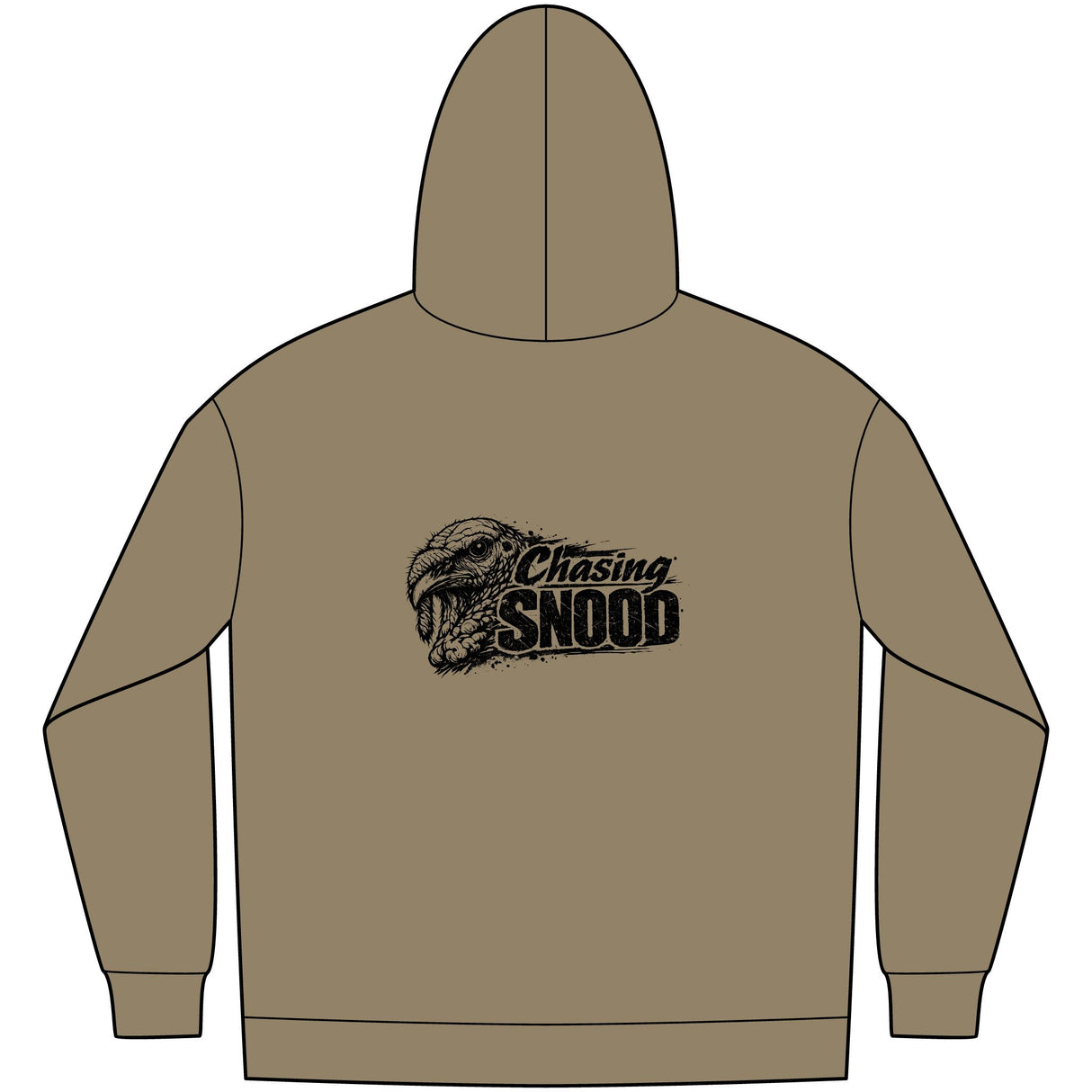 Chasing Snood Graphic Hoodie — Men's Fleece Pullover