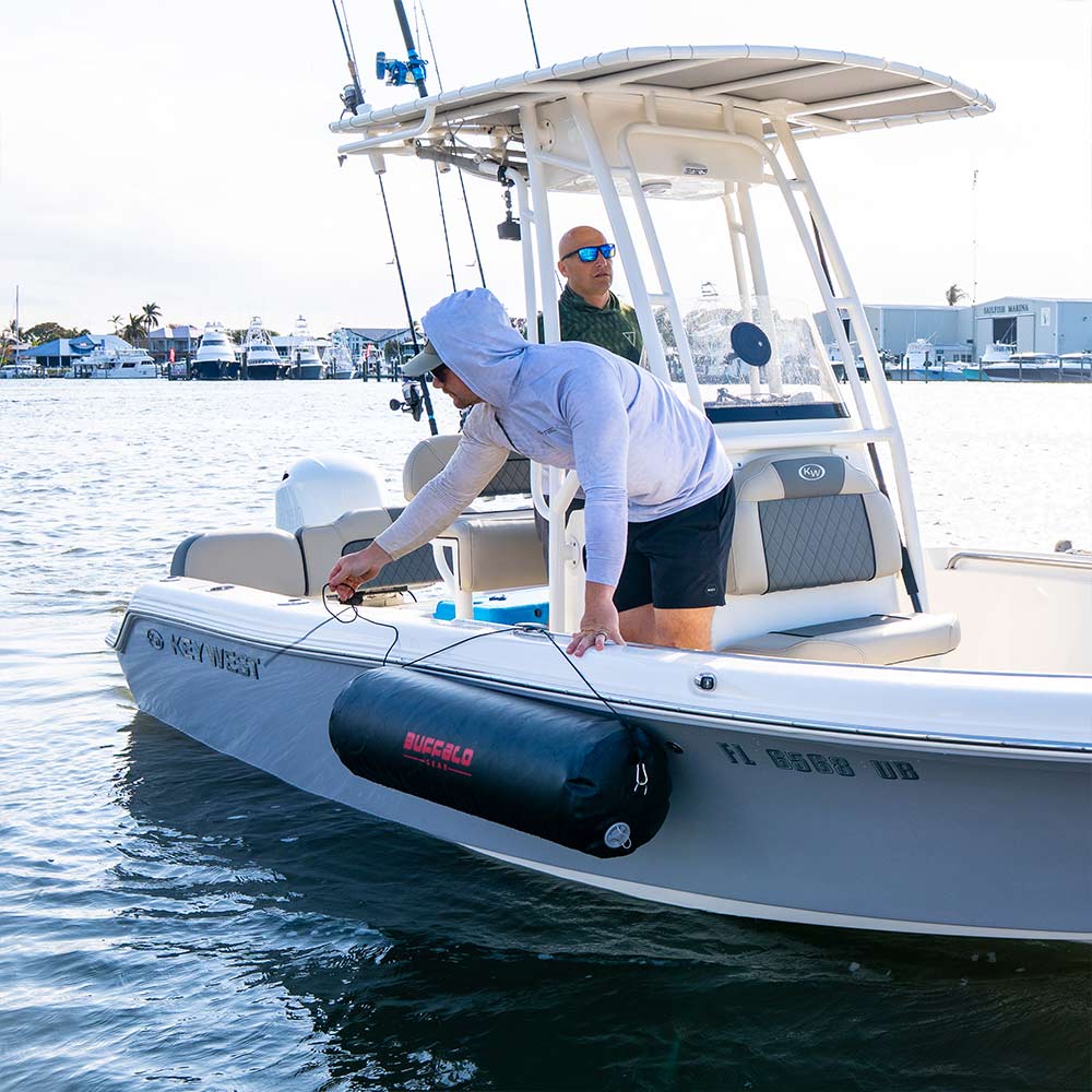 11.8" x 39.4" Inflatable Boat Fender with Electric Pump