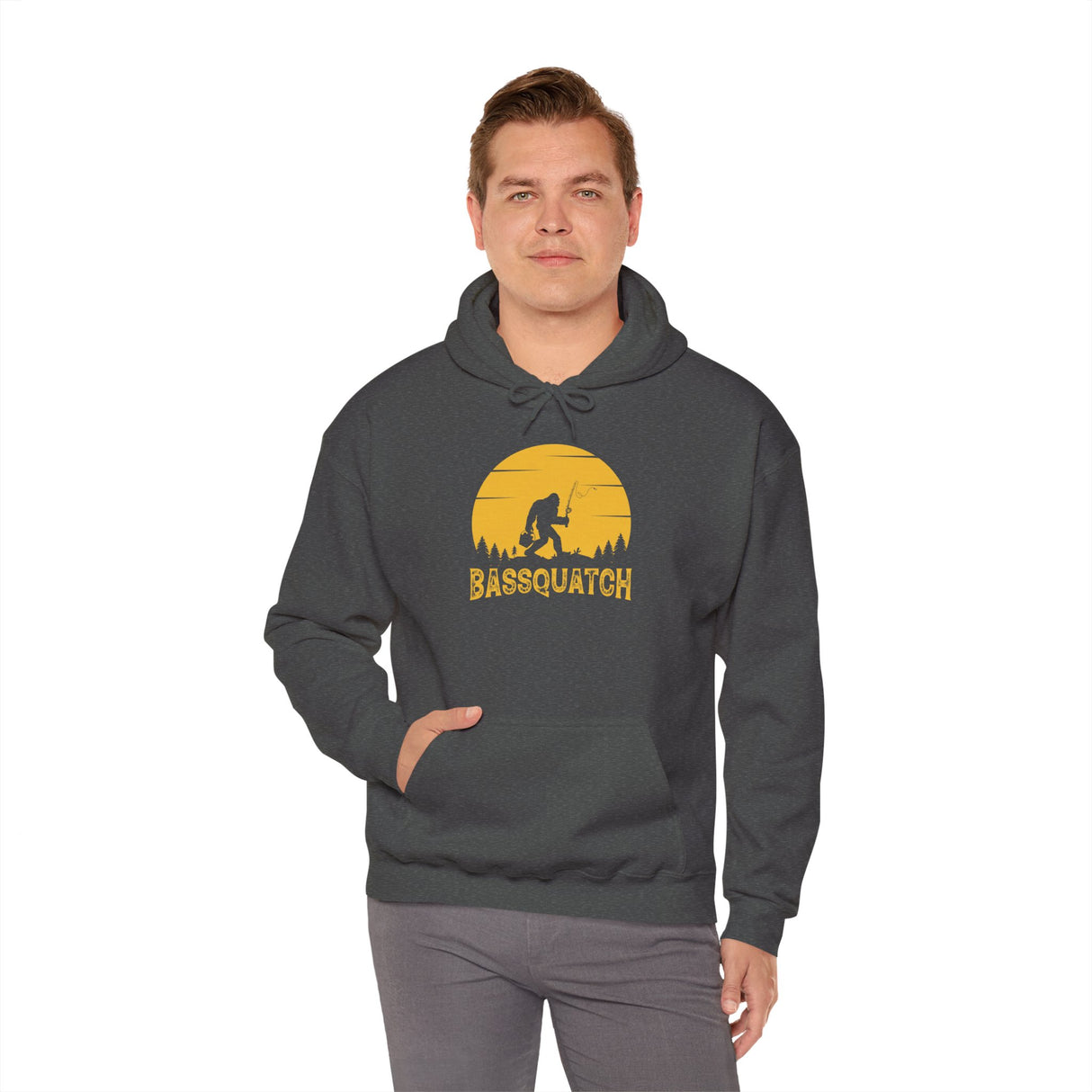 Bassquatch Fishing Hoodie - Unisex Heavy Blend™