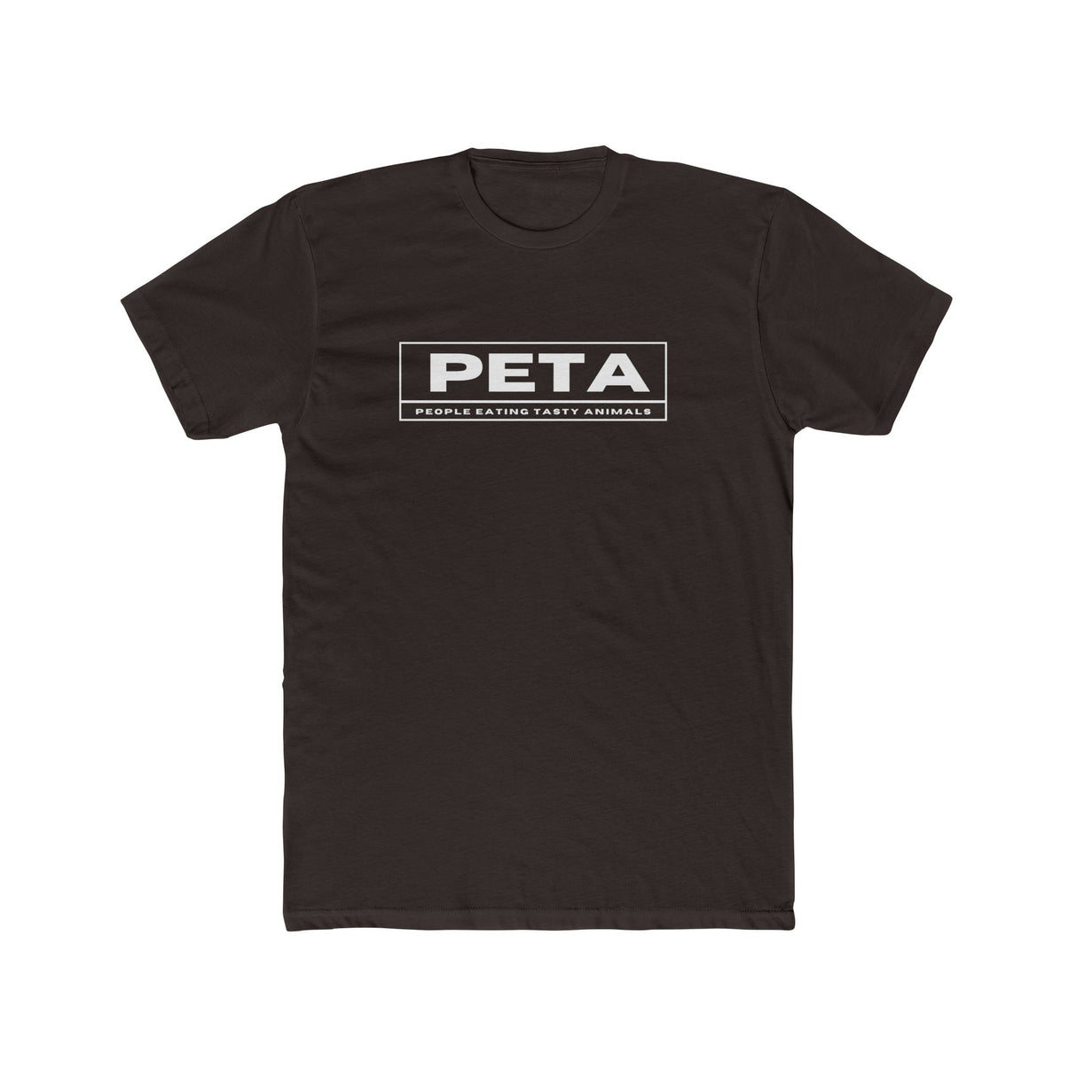 Tee Shirt People Eating Tasty Animals PETA Unisex Cotton Crew Tee