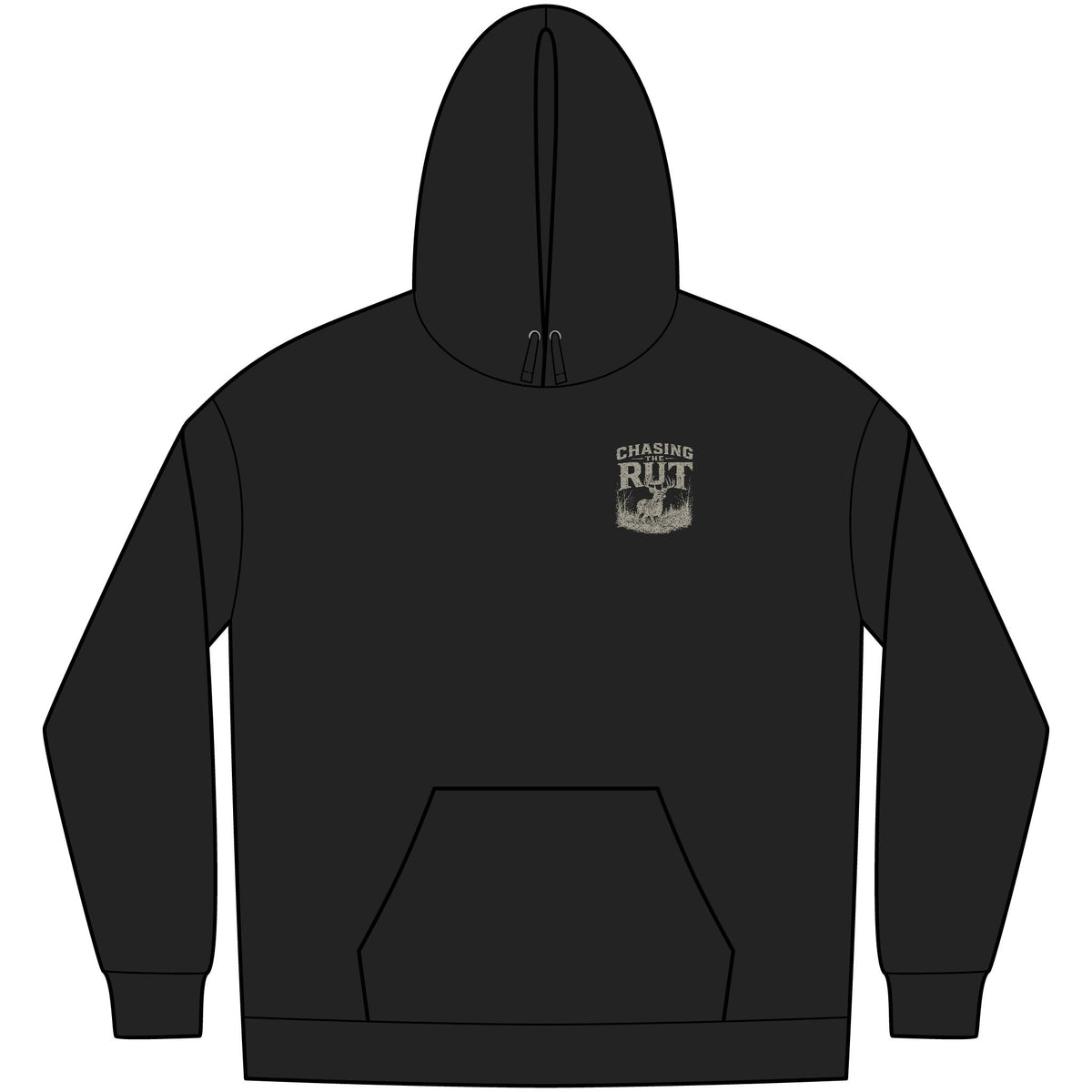 Chasing the Rut Deer Hunting Hoodie — Outdoor Hunting Crewneck for Hunters