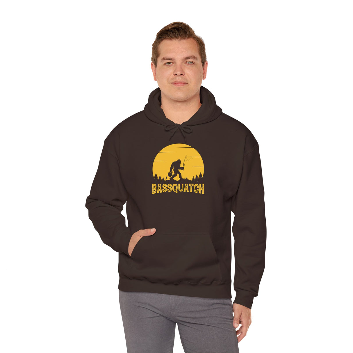 Bassquatch Fishing Hoodie - Unisex Heavy Blend™