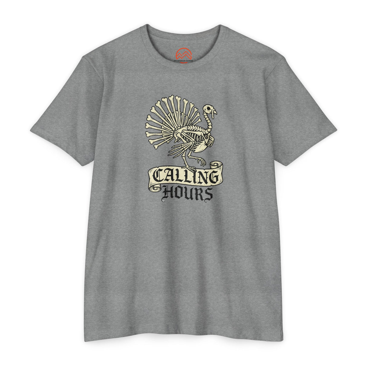 Calling Hours Turkey T-Shirt — Vintage Skeleton Turkey Graphic Tee