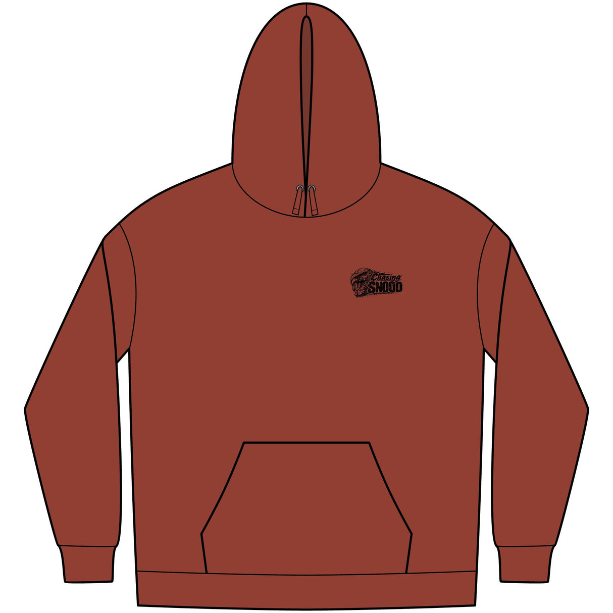 Chasing Snood Graphic Hoodie — Men's Fleece Pullover