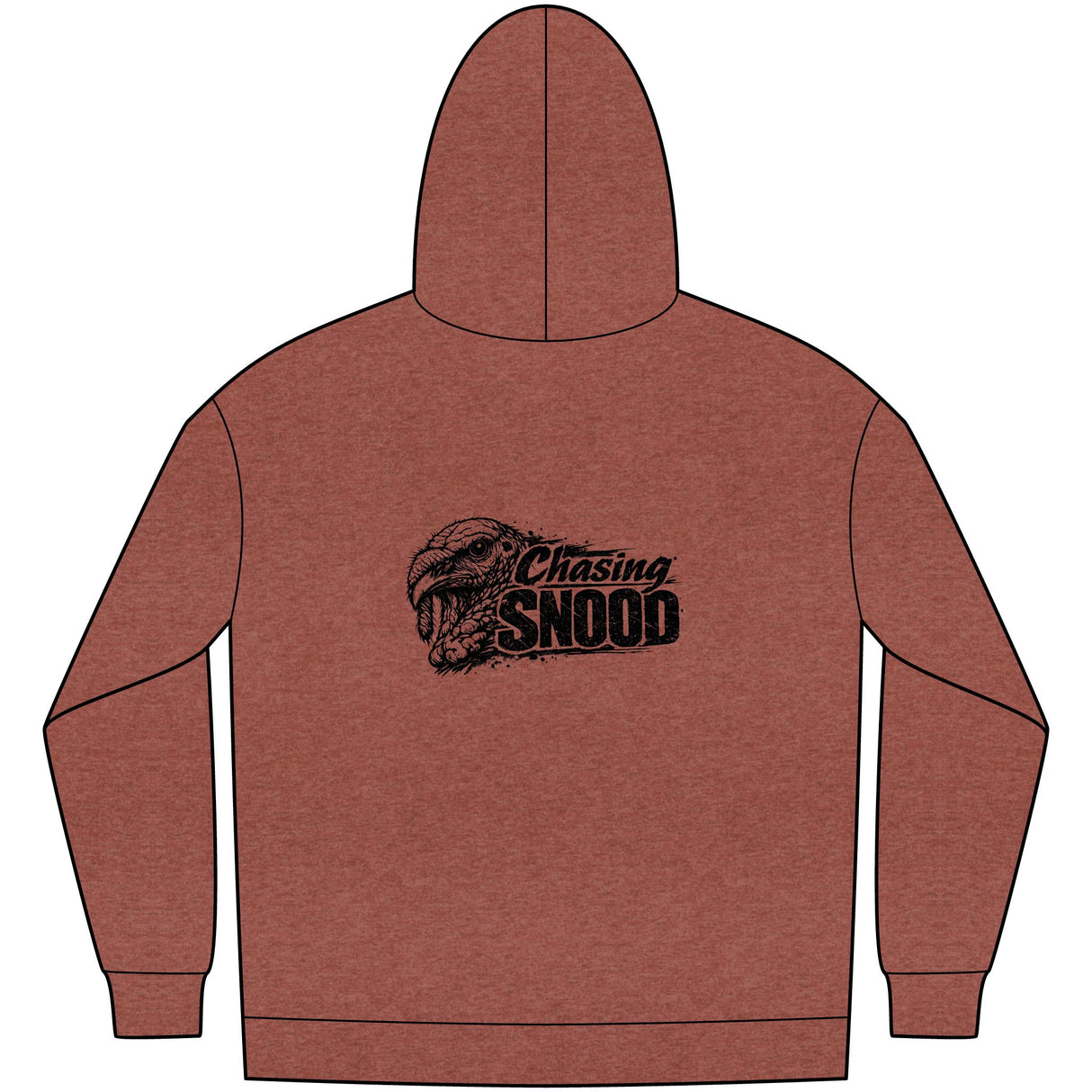 Chasing Snood Graphic Hoodie — Men's Fleece Pullover