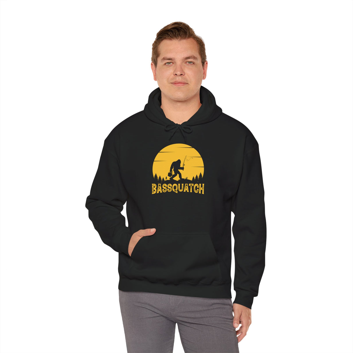 Bassquatch Fishing Hoodie - Unisex Heavy Blend™