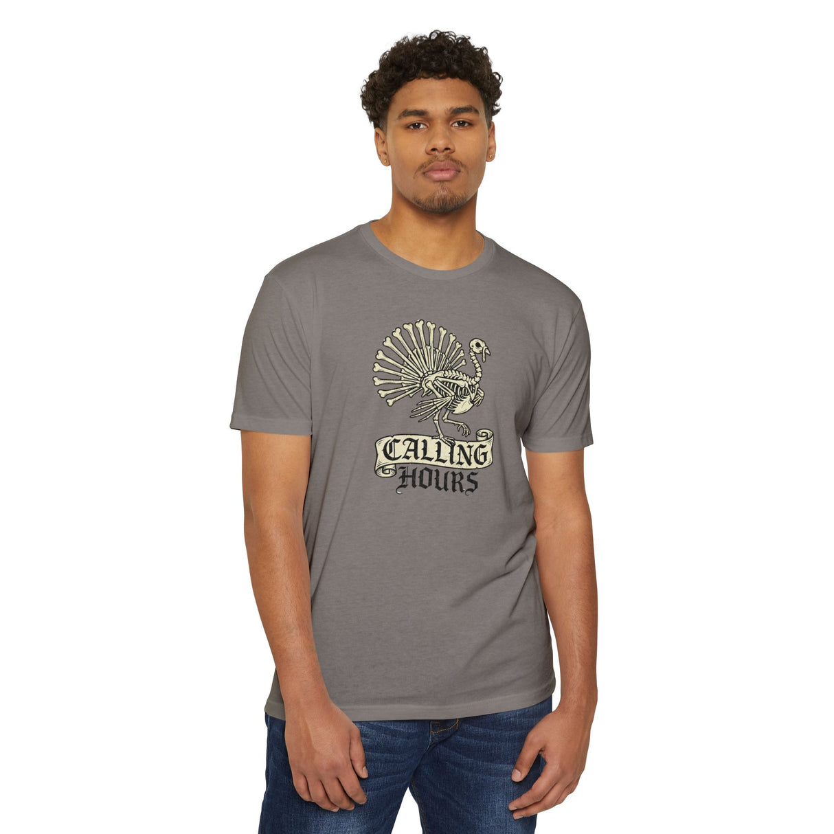 Calling Hours Turkey T-Shirt — Vintage Skeleton Turkey Graphic Tee
