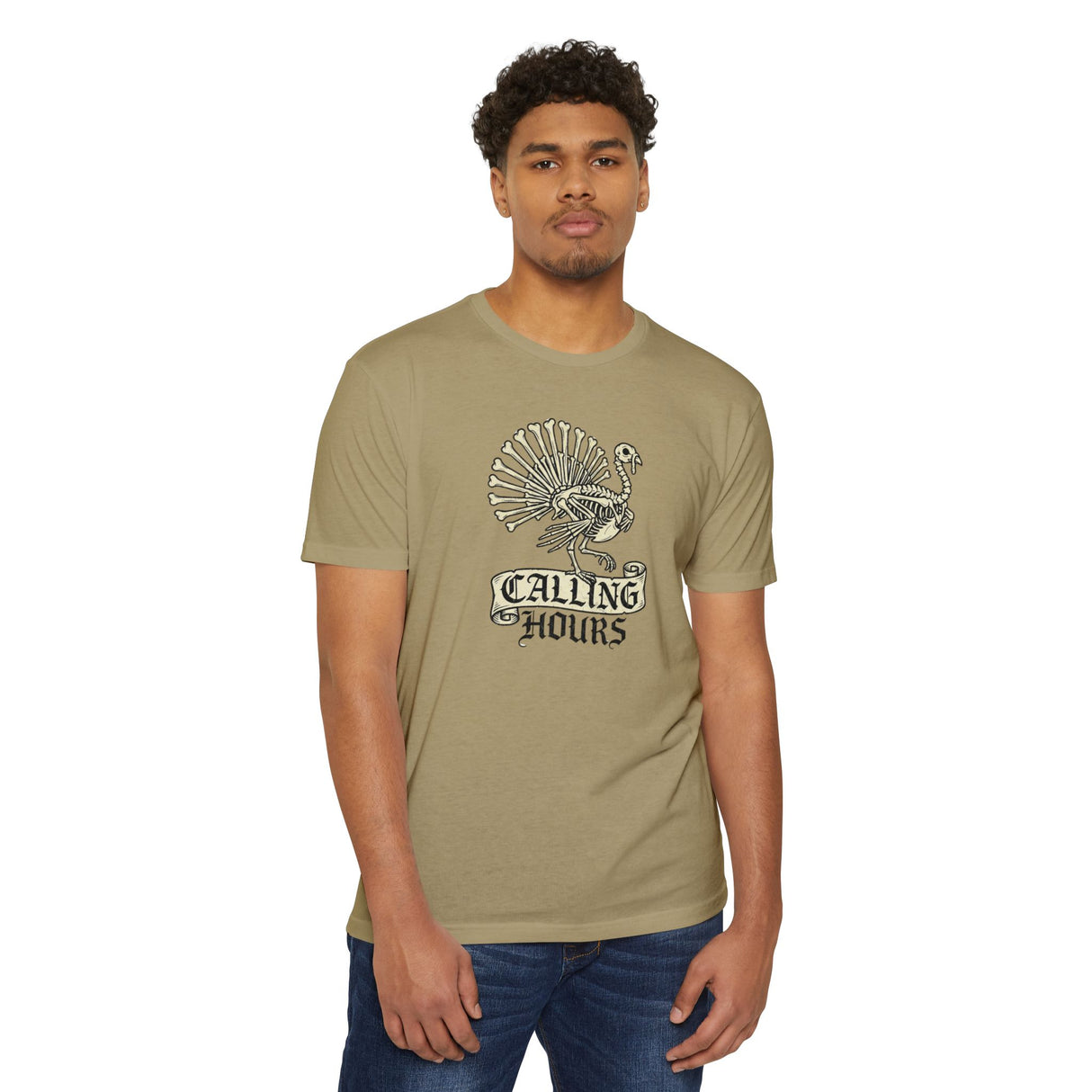 Calling Hours Turkey T-Shirt — Vintage Skeleton Turkey Graphic Tee