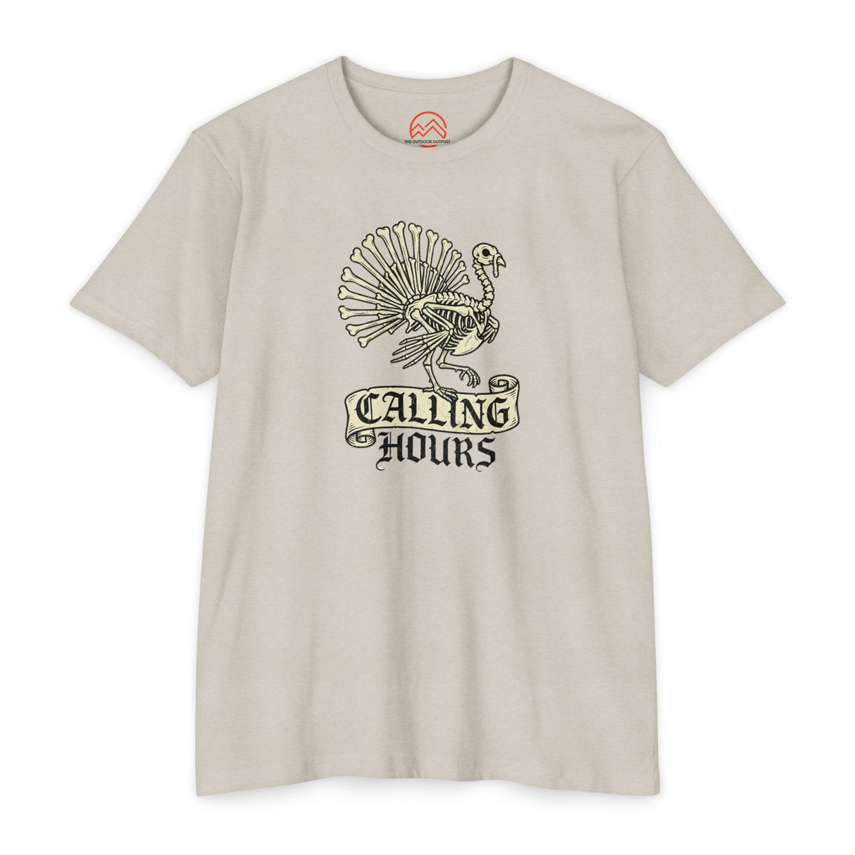 Calling Hours Turkey T-Shirt — Vintage Skeleton Turkey Graphic Tee