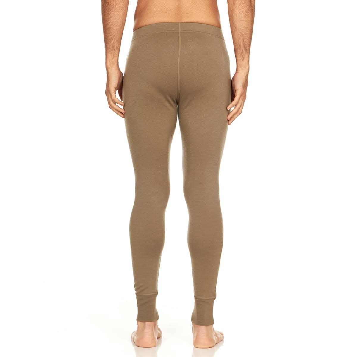 Midweight Men's Wool Bottom Thermal Base Layer - 100% Merino Wool