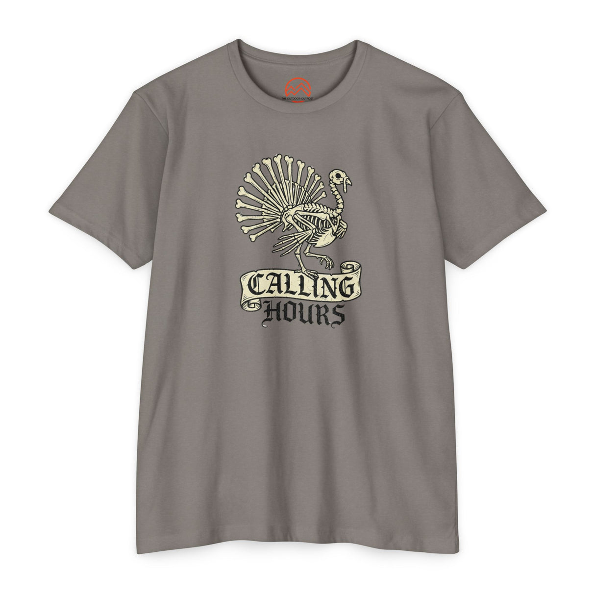 Calling Hours Turkey T-Shirt — Vintage Skeleton Turkey Graphic Tee