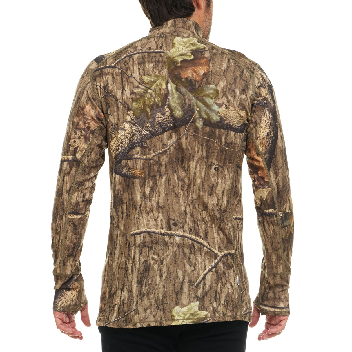 Midweight Men's Wool 1/4 Zip - 100% Merino Wool
