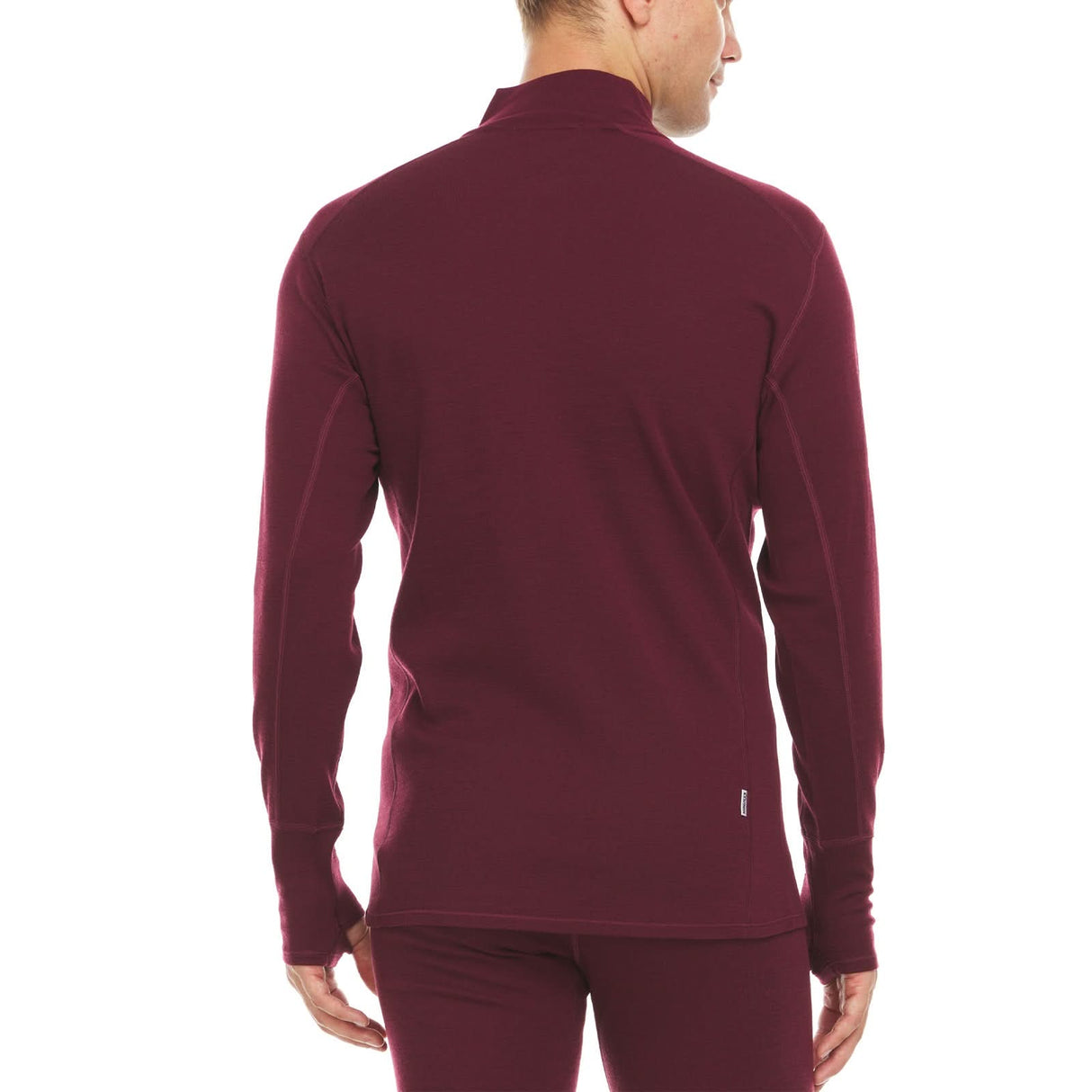 Midweight Men's Wool 1/4 Zip - 100% Merino Wool