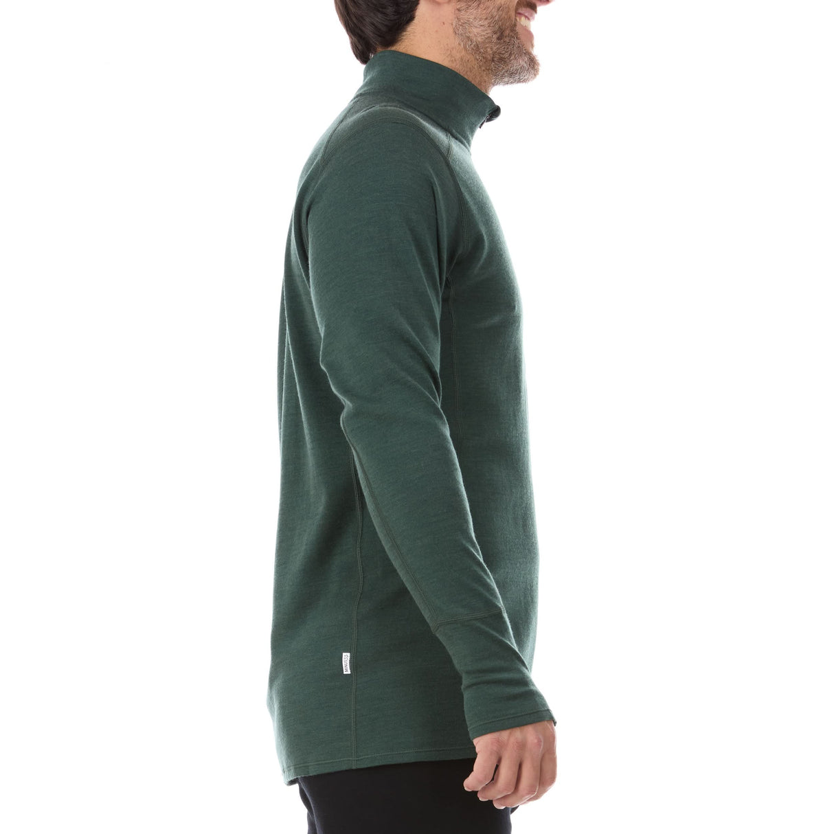 Midweight Men's Wool 1/4 Zip - 100% Merino Wool