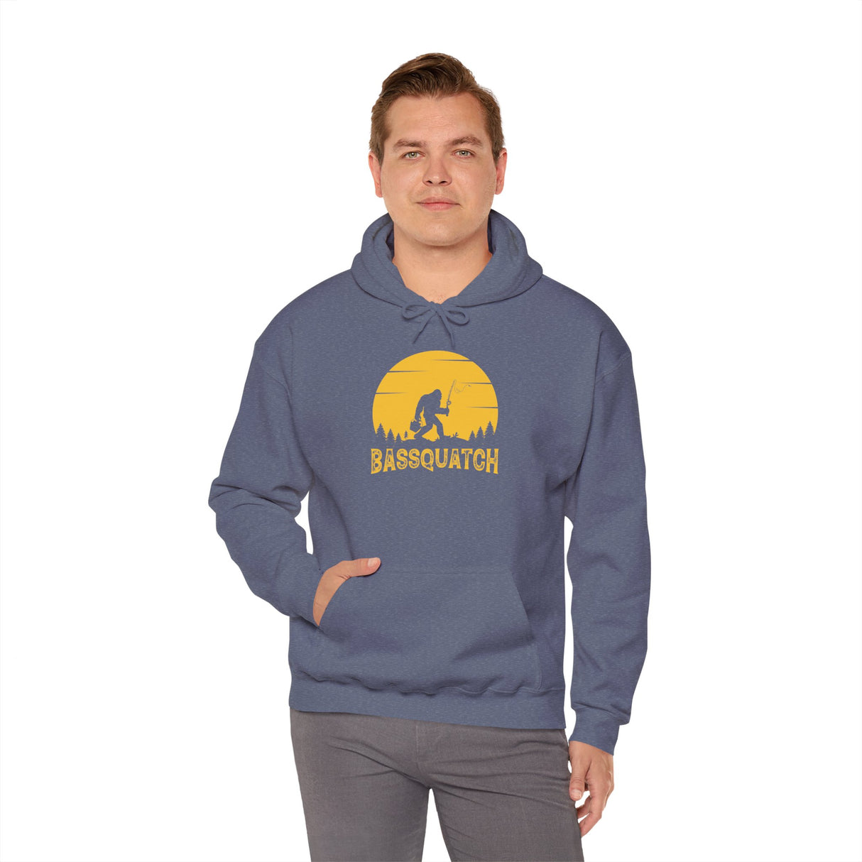 Bassquatch Fishing Hoodie - Unisex Heavy Blend™