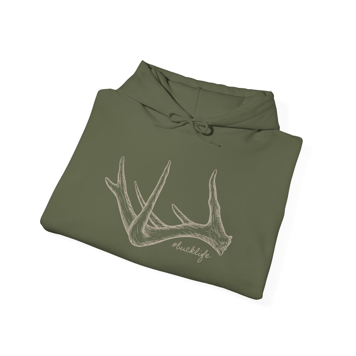 #bucklife Shed Antler Hoodie Whitetail Lifestyle