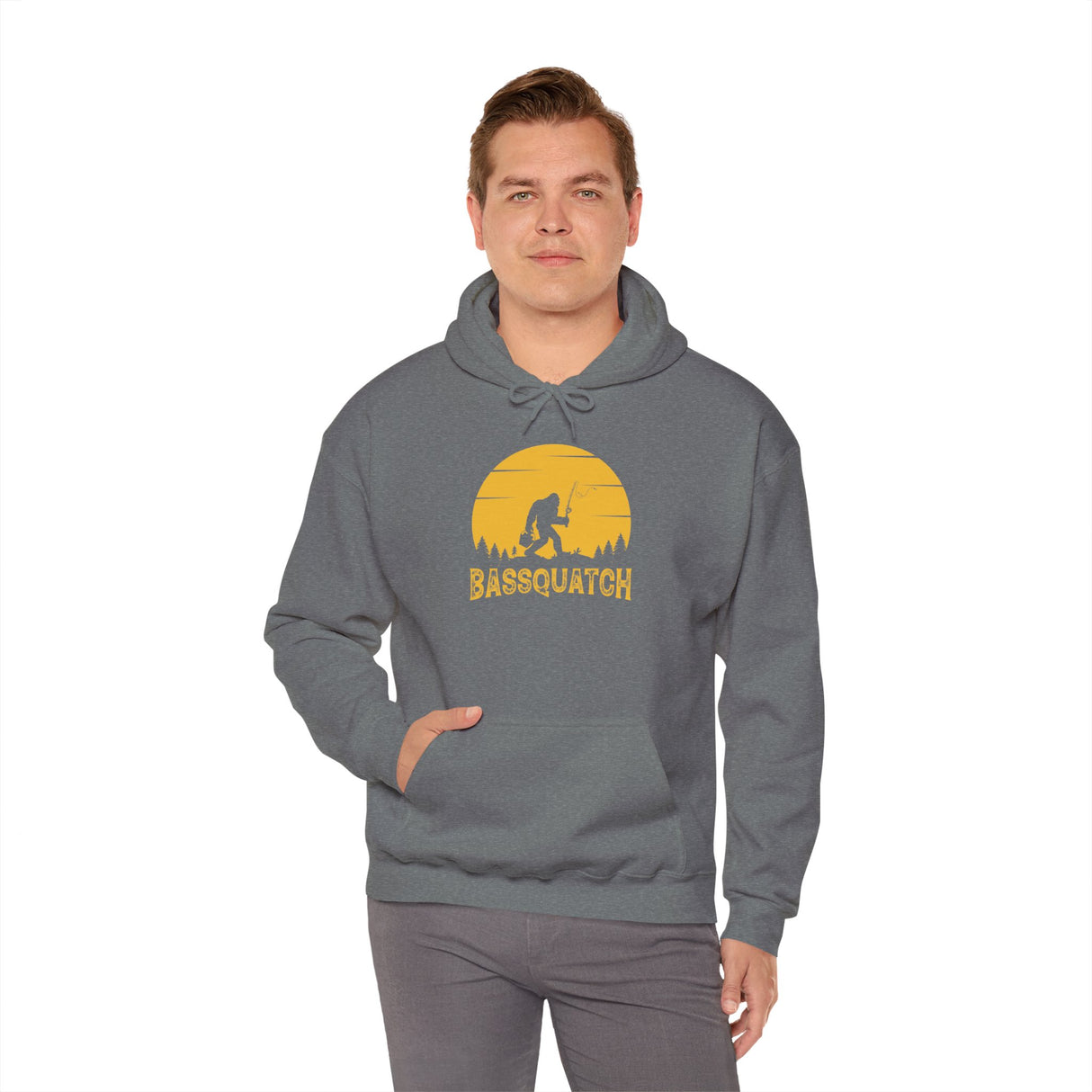 Bassquatch Fishing Hoodie - Unisex Heavy Blend™