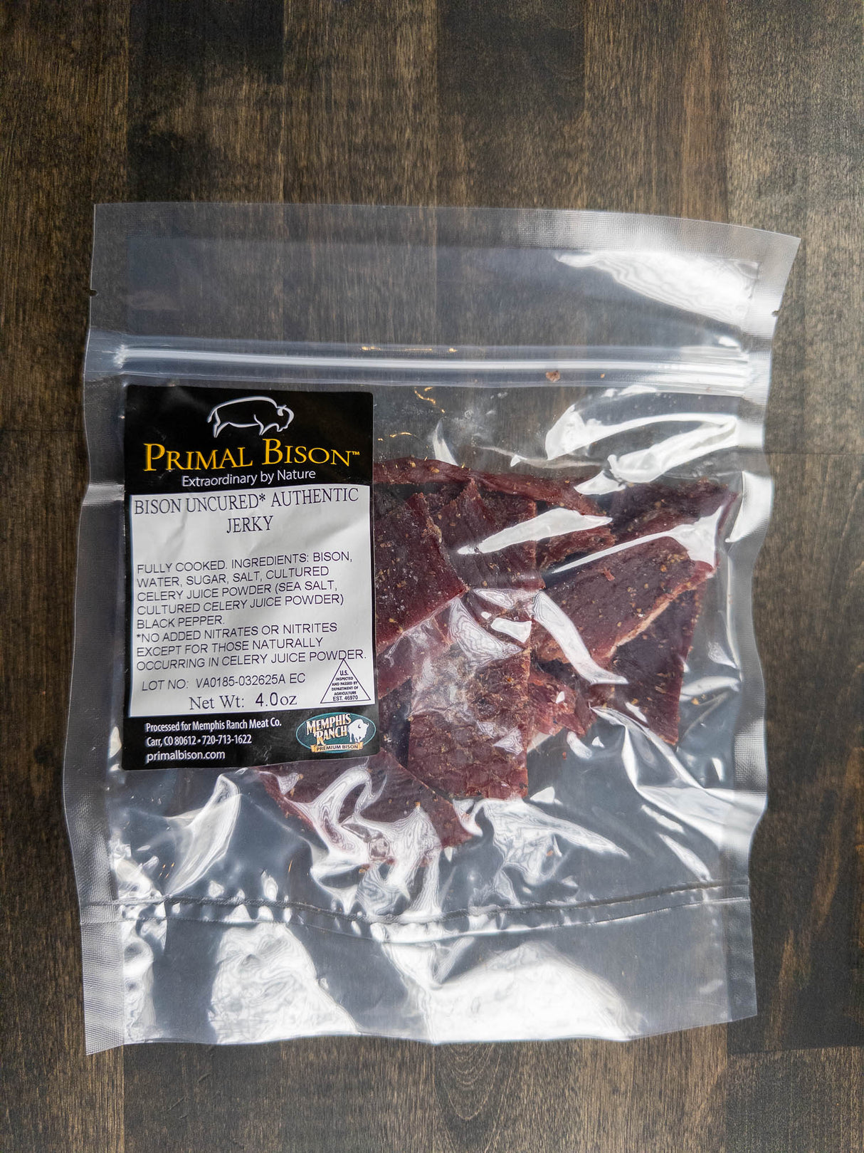 Primal Bison Premium Snack Pack