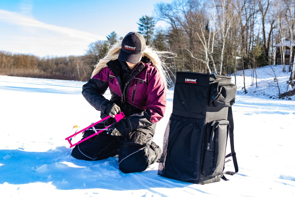 Ice Pak - Ice Fishing Tip Up Storage