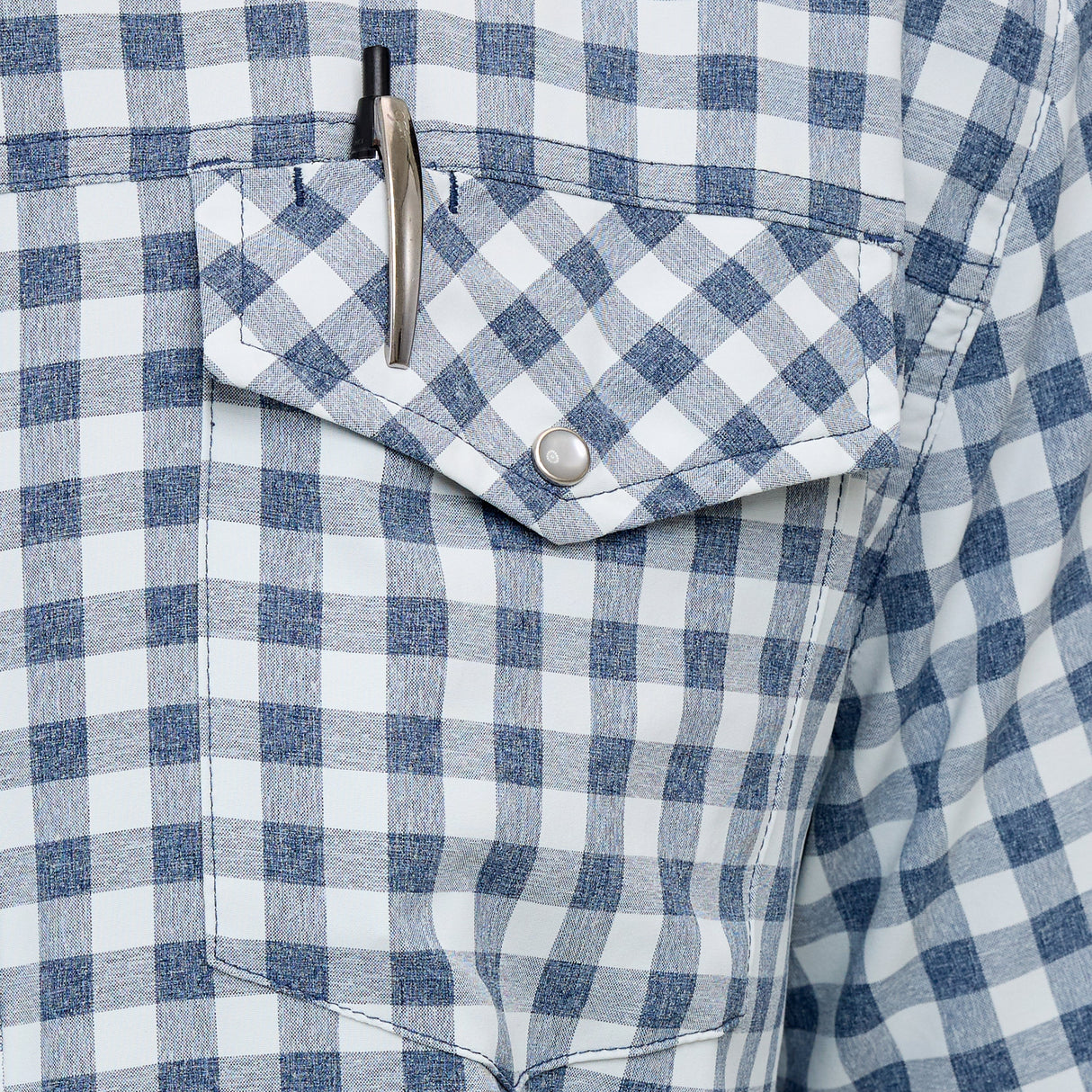 Deep Water Pearl Snap Shirt
