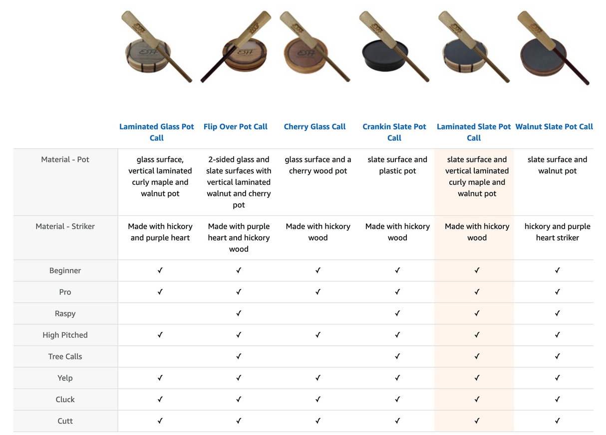 Laminate Slate with Hickory Striker