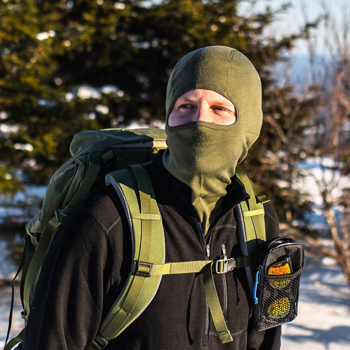 Midweight Wool Balaclava - 100% Merino Wool