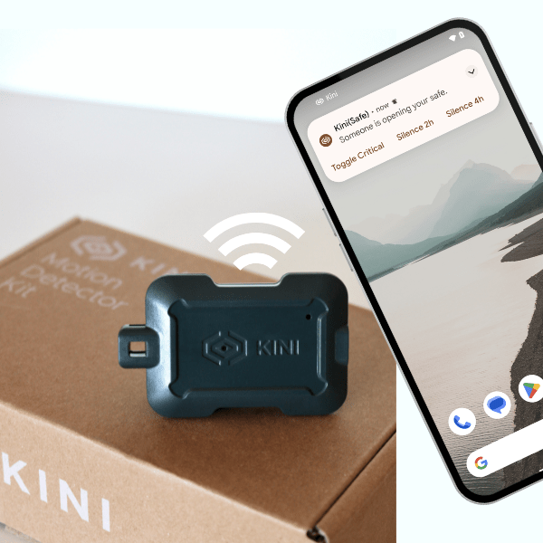 Kini SafeAlert -- Wi-Fi Tamper Alert Device with Real-Time SMS, Email & Push Notifications