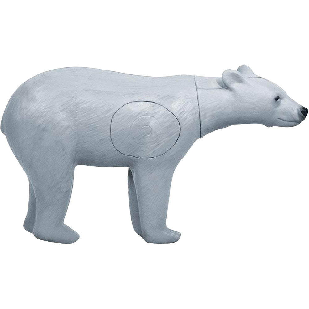 Real Wild 3D Walking Bear White Archery Target with EZ Pull Foam