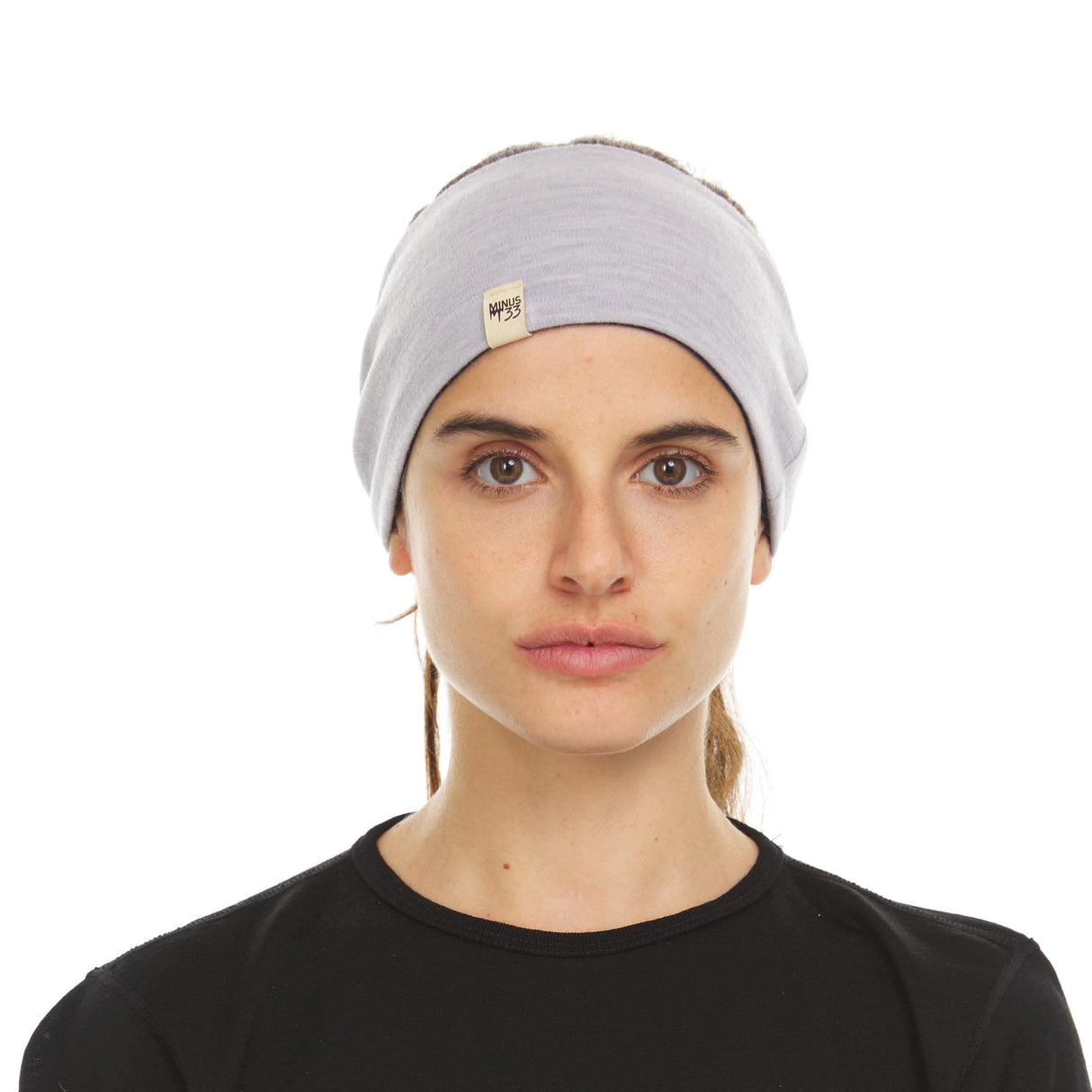 Midweight Reversible Wool Headband - 100% Merino Wool