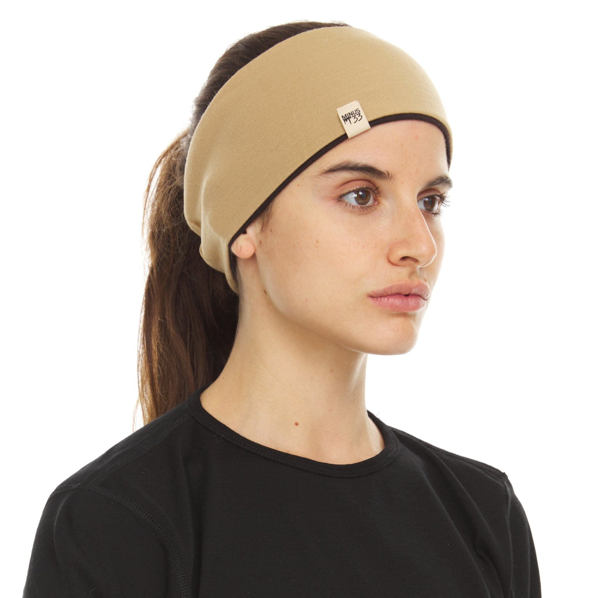 Midweight Reversible Wool Headband - 100% Merino Wool