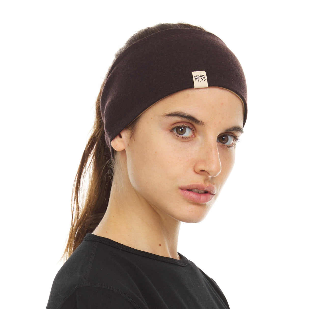 Midweight Reversible Wool Headband - 100% Merino Wool