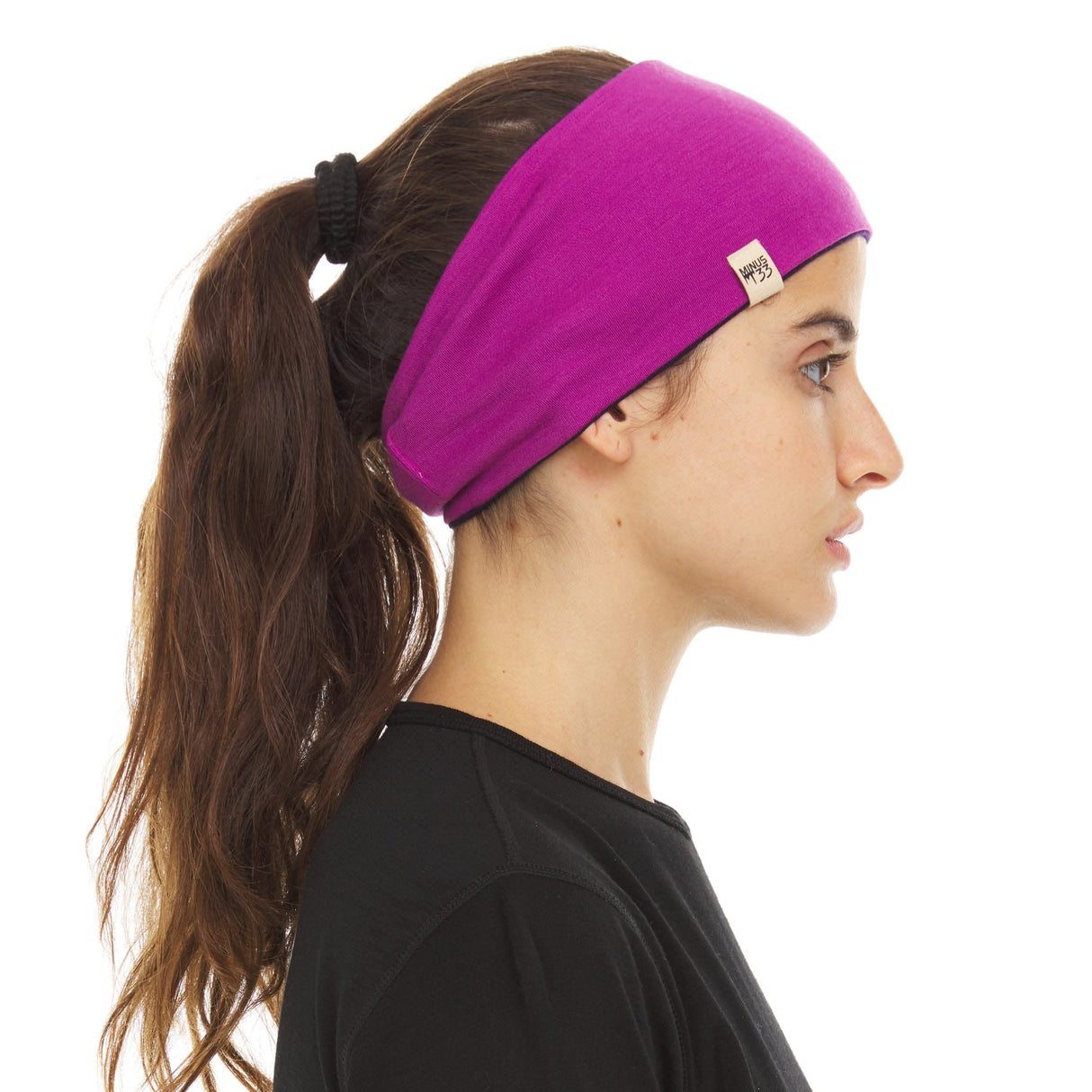 Midweight Reversible Wool Headband - 100% Merino Wool