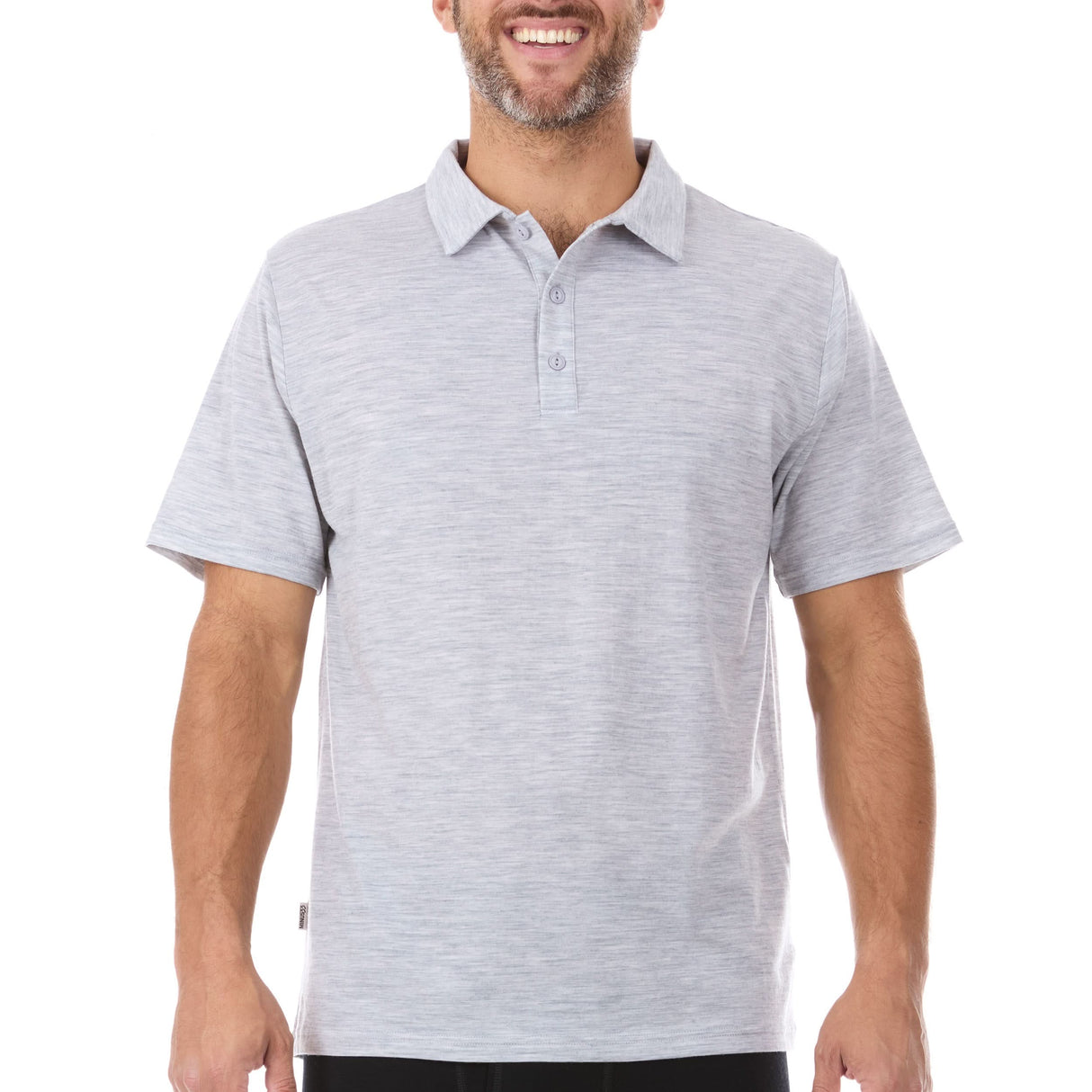 Microweight Men's Wool Polo - Woolverino