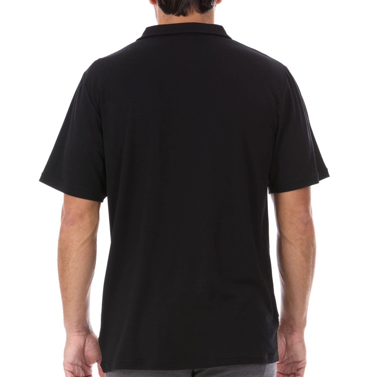 Microweight Men's Wool Polo - Woolverino