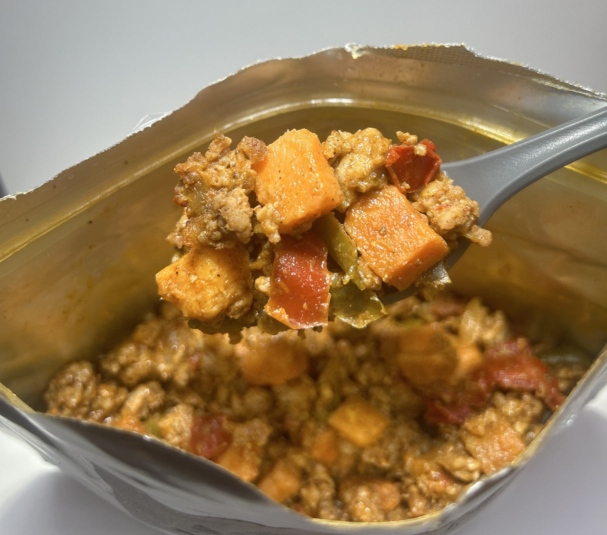 Freeze Dried Sweet Potato Sausage Skillet