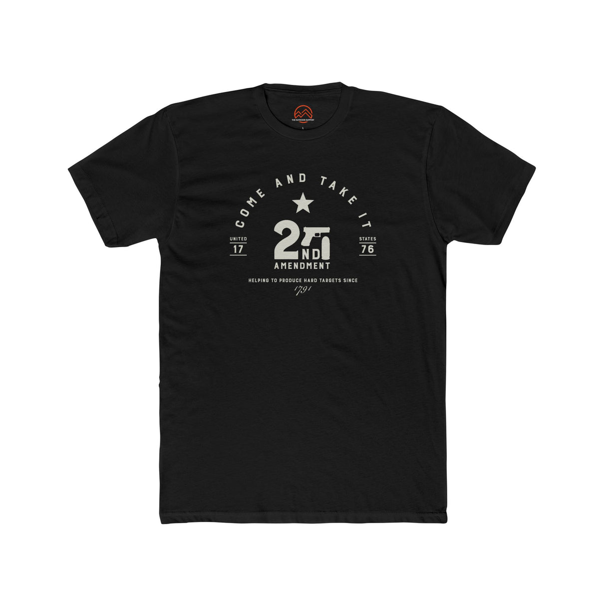 Cotton Crew Tee - Come and Take It 2nd Amendment Tee