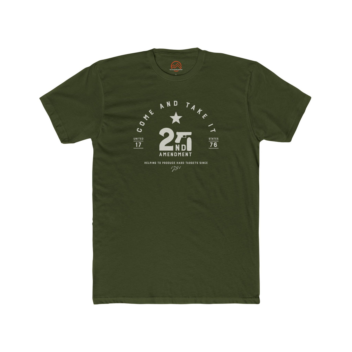 Cotton Crew Tee - Come and Take It 2nd Amendment Tee