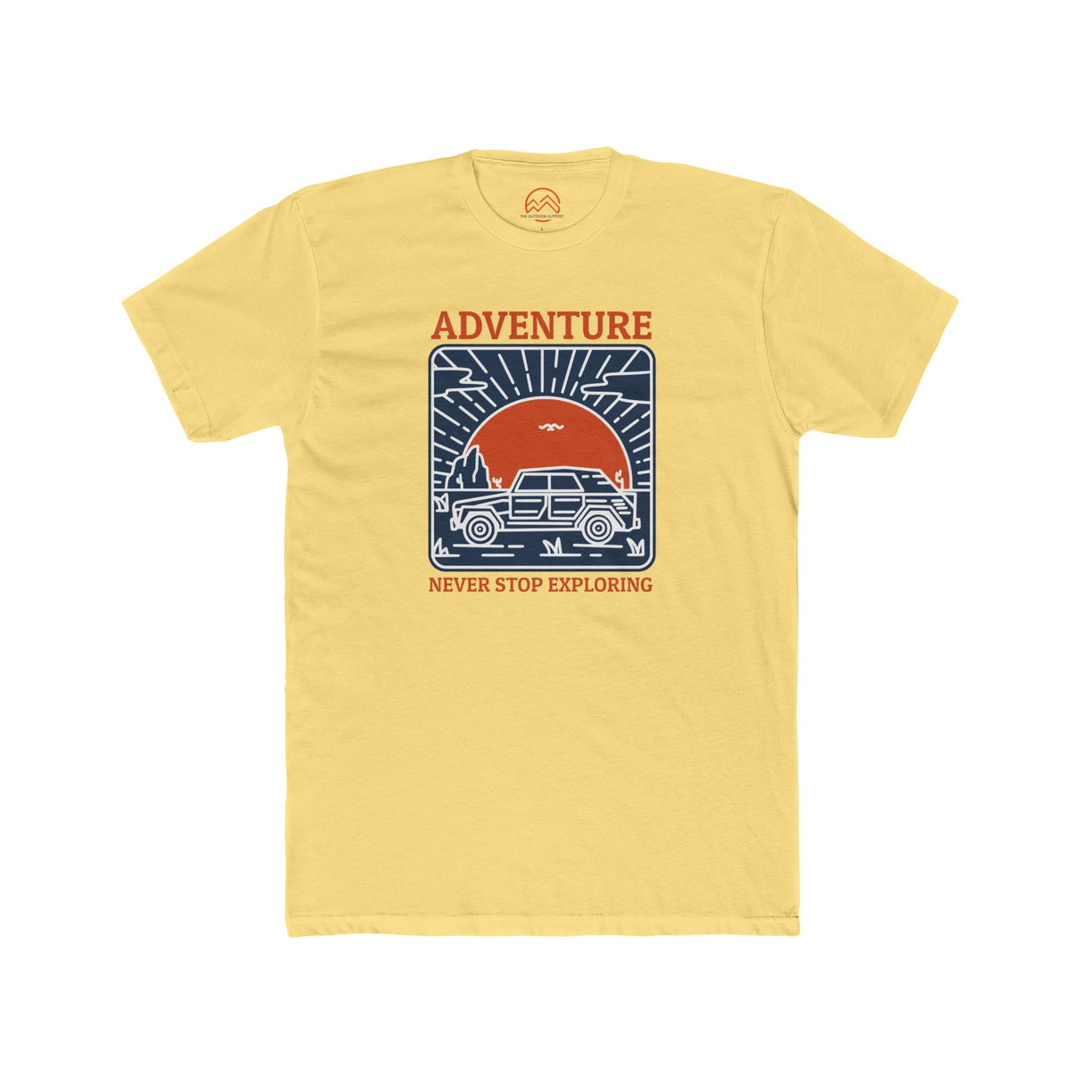 Adventure Badge Unisex Tee - Never Stop Exploring Outdoors