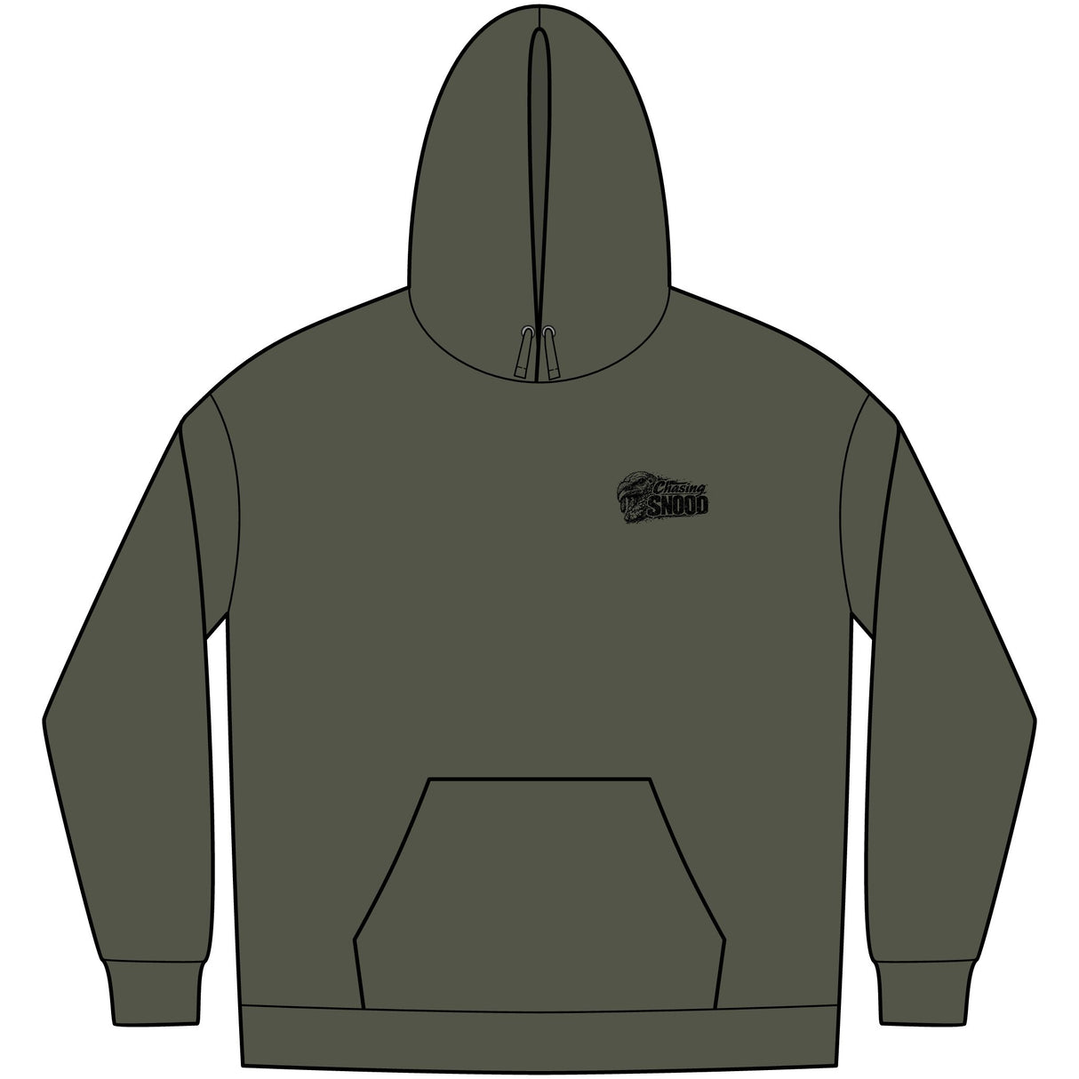 Chasing Snood Graphic Hoodie — Men's Fleece Pullover