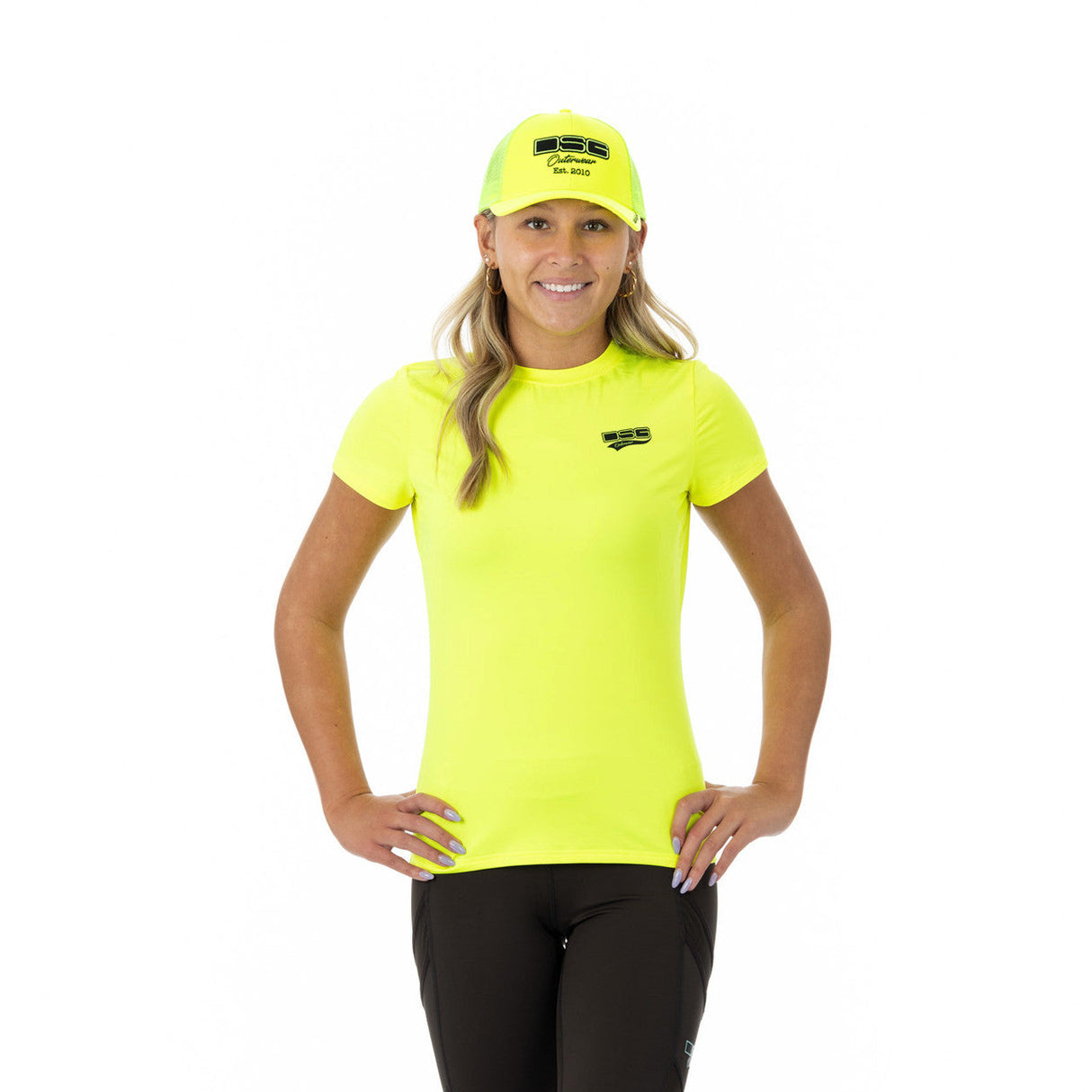 Hi Vis Trucker Cap - Hi Vis Yellow