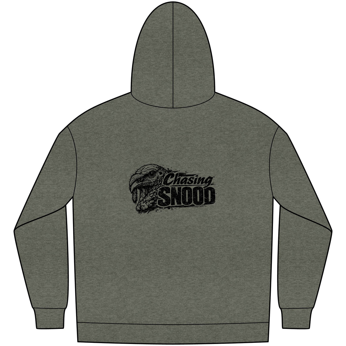 Chasing Snood Graphic Hoodie — Men's Fleece Pullover