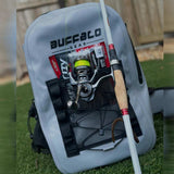 27QT Waterproof Fishing Backpack with Rod Holder