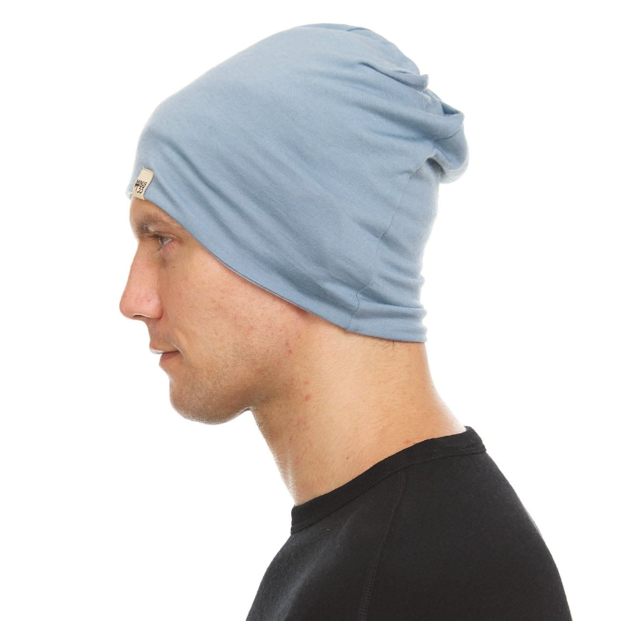 Microweight Reversible Wool Beanie - Woolverino