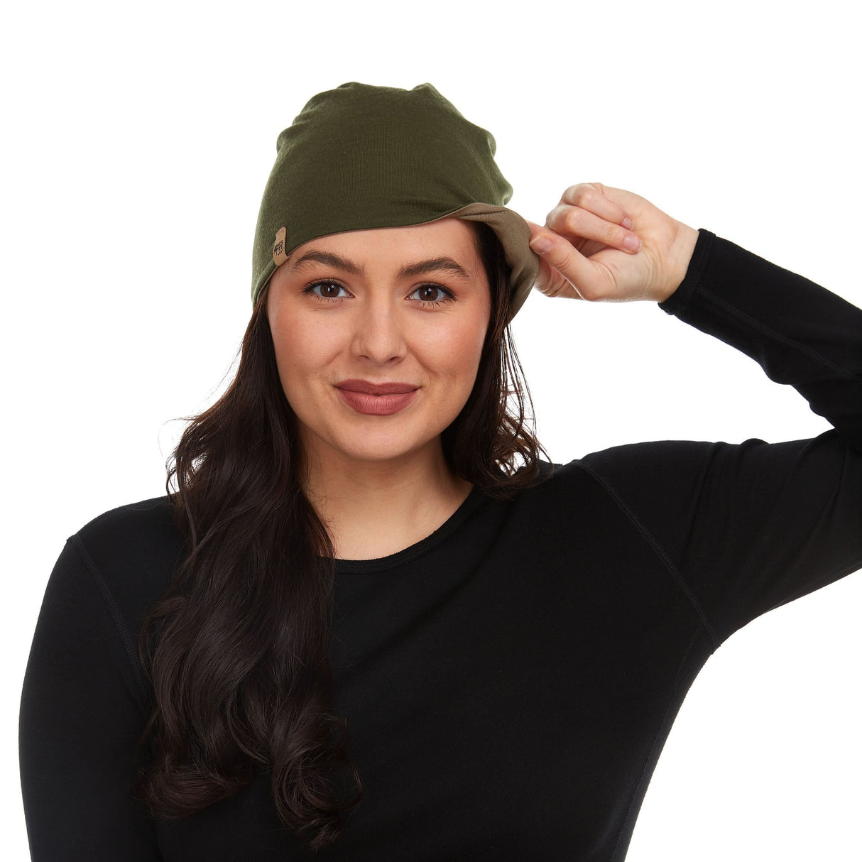 Microweight Reversible Wool Beanie - Woolverino