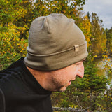 Lightweight Wool Cuff Beanie - 100% Merino Wool