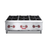 Heavy-Duty 36-Inch Commercial 150K BTU 6-Burner Stainless Steel Countertop Natural Gas And Propane Range (SAK92640)