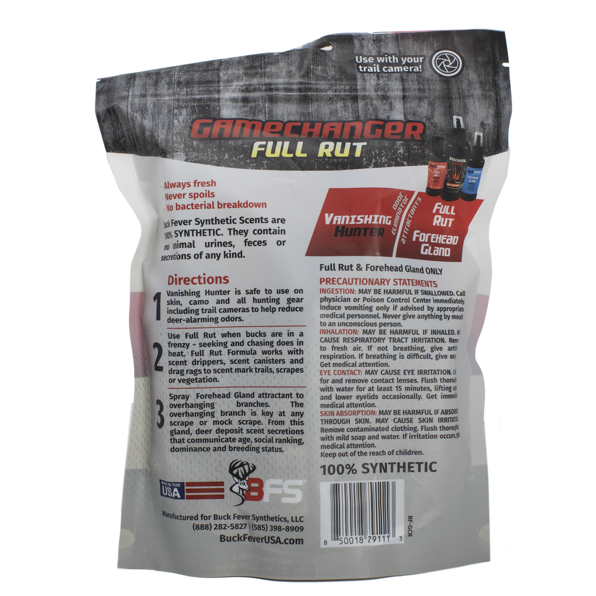 Gamechanger Full Rut - Synthetic Rut Deer Scent Pack