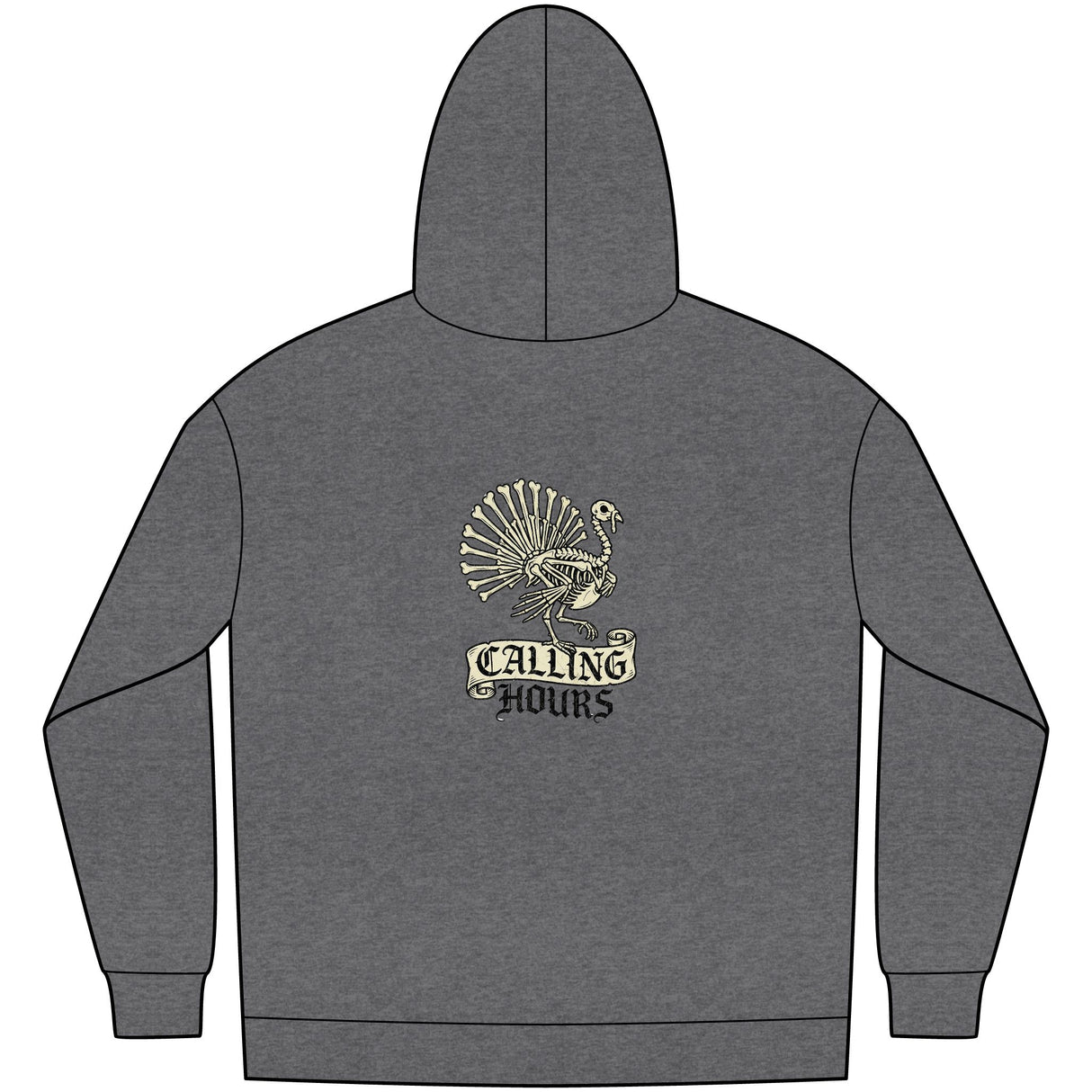 Hoodie – Vintage Calling Hours Turkey Graphic Pullover