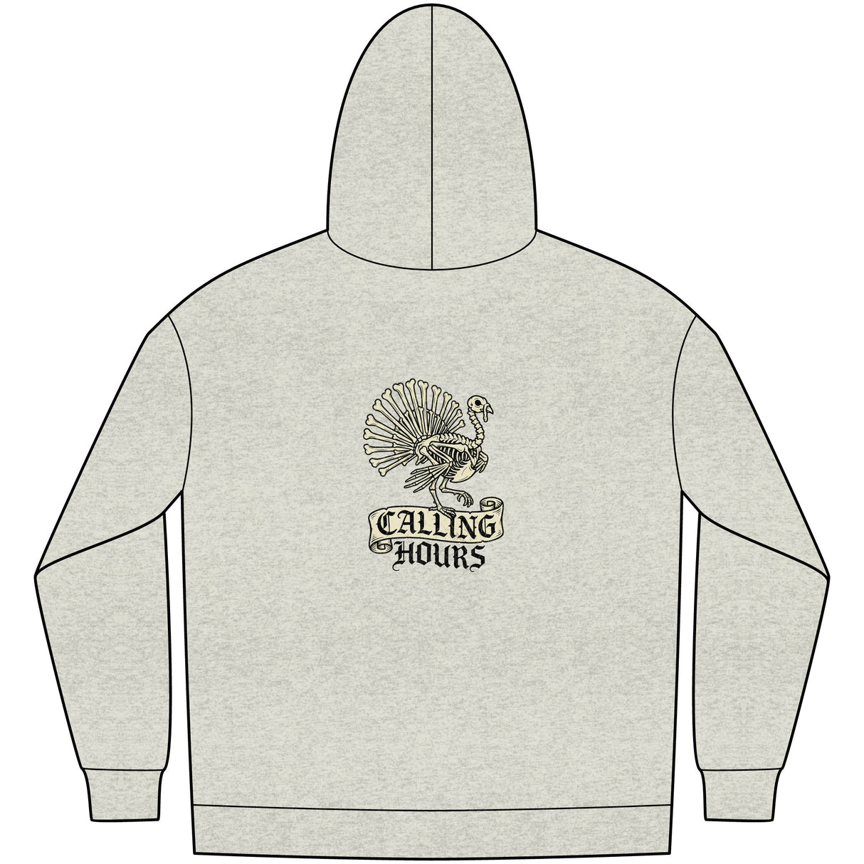 Hoodie – Vintage Calling Hours Turkey Graphic Pullover