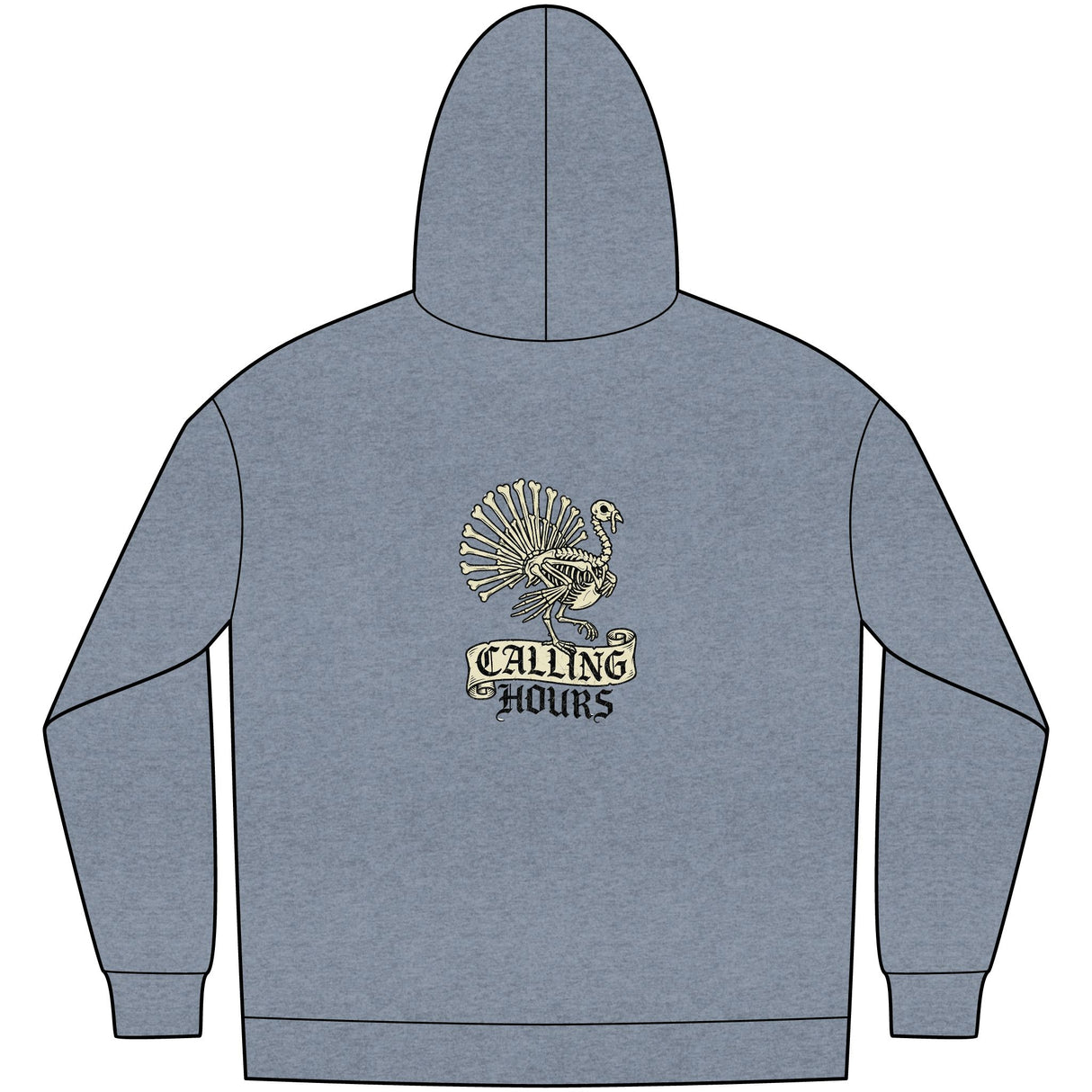 Hoodie – Vintage Calling Hours Turkey Graphic Pullover